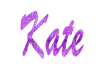 Kate Name Sign