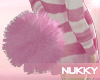 !N Bunny Tails Pink