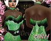 HRH Emerald Crystal Gown