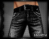 xMx:Grunge Black Jeans