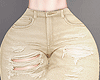 金 Beige Ripped F