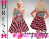 Houndstooth Party Dress
