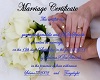 Marriage Certifiate