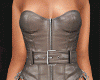 C | chained corset tan