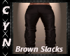 Brown Slacks