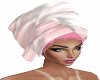 Pink Hair w Towel