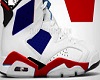 custom red/blue/white