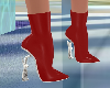 Bunny Stiletto Red Boots