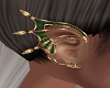 Elf Earrings DarkGreen