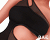 BAE| Black Gauze Dress