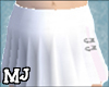 (T)White safetypin skirt