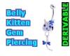 Belly Kitten Piercing