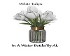AL/Wht Tulip In a Bottle