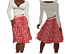 V$-Pink Dots Skirt