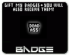 Deadass Badge