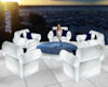 JMW~BlueRose Chat Chairs
