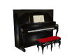 upright piano black