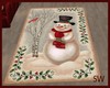 (SW) Xmas Rug snowman