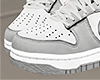 (h) Gray Dunk + Socks M