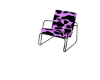 chair. pink c print