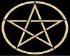 Golden Pentagram Rug