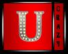 Marquee Letter " U "