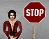 STOP Sign with Post
