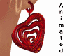 heart spiral earrings