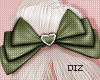 !!D Head Bow Greeny