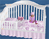 Girl crib nursery+baby