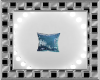 {SP}Lt Blue Throw Pillow