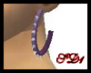 SD Spiked Hoops Purple