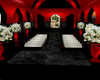 Black Red Wedding Room