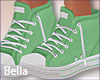 ^B^ Green Sneakers