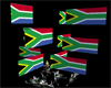 South Africa Flag Poofer