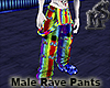 Male Rave Rainbow Pants