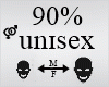 Unisex Head Size %90