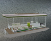 Green White Pontoon