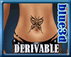 !B!Derivable Belly Tatoo