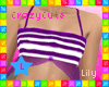 !Lily BeachTop Purple