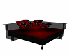 Poseless Red Daybed