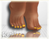 ❥| Bare Feet / Yellow