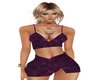 MeG Purple Gigi Skirts