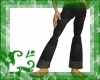 Hippie Pants Black/Green