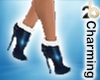 blue christmas shoes