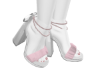White/Pink Heels