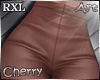 Leather pants brown RXL