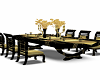 BLK & GOLD DINNING TBL