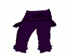 purple  trousers