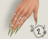 L. Olive nails